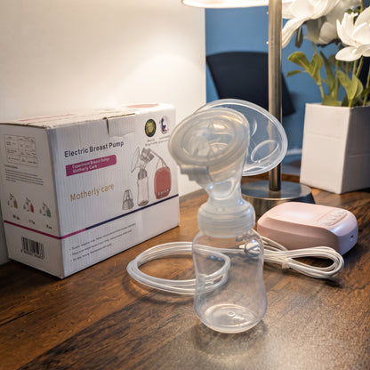 Electric Breast Pump – Pink | USB Powered Automatic Milk Extractor