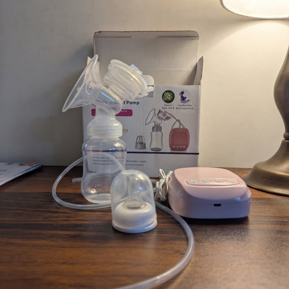 Electric Breast Pump – Pink | USB Powered Automatic Milk Extractor
